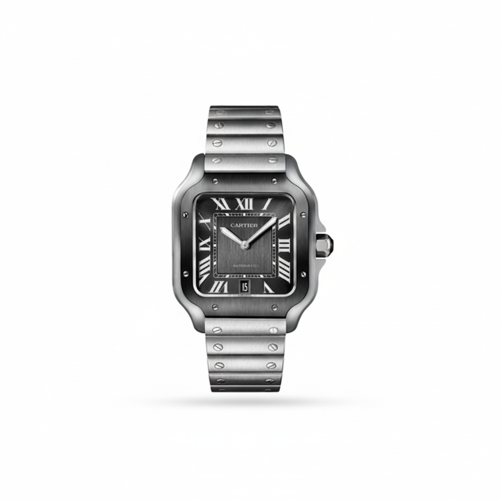 Cartier Santos de Cartier Grey Dial ADLC