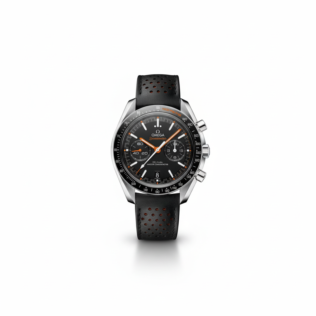 Omega Speedmaster Racing Black Dial Steel Bracelet