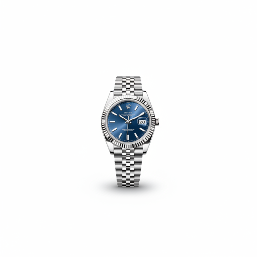 Rolex Datejust 41 Blue Dial Jubilee Bracelet Fluted Bezel