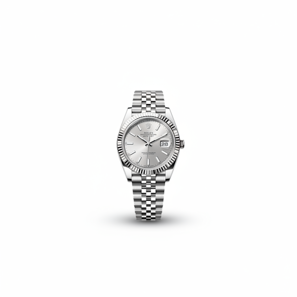 Rolex Datejust 41 Silver Dial Jubilee Bracelet Fluted Bezel