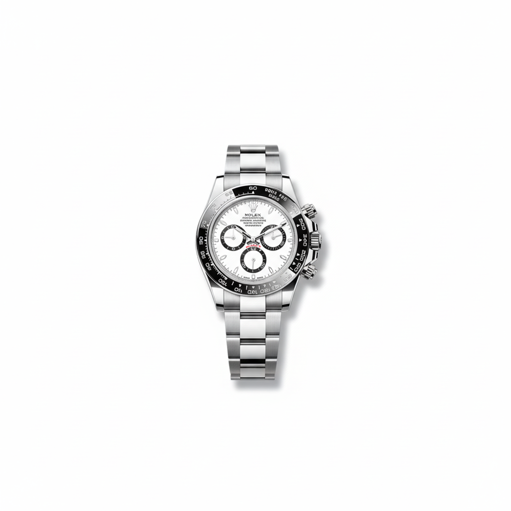 Rolex Daytona Panda White Dial Black Subdials Stainless Steel