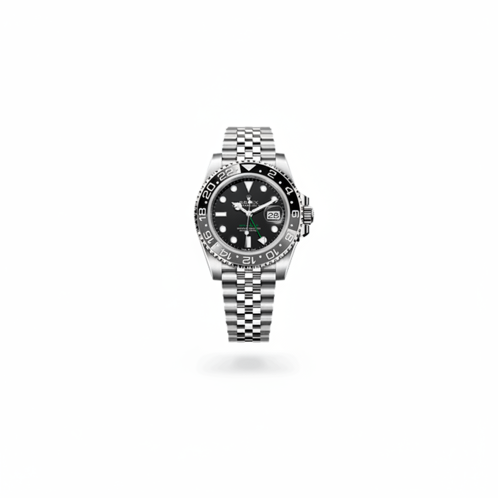 Rolex GMT-Master II Black Dial Black Bezel Stainless Steel