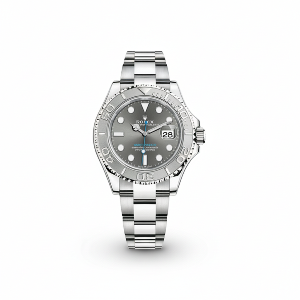Rolex Yacht-Master 40 Rhodium Dial Platinum Bezel Oystersteel